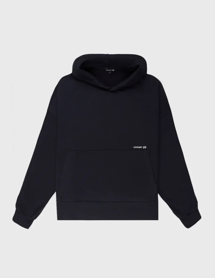 Sudadera Con Capucha Negra Amplia Coolway (4)