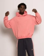 Sudadera con capucha rosa lavada Coolway