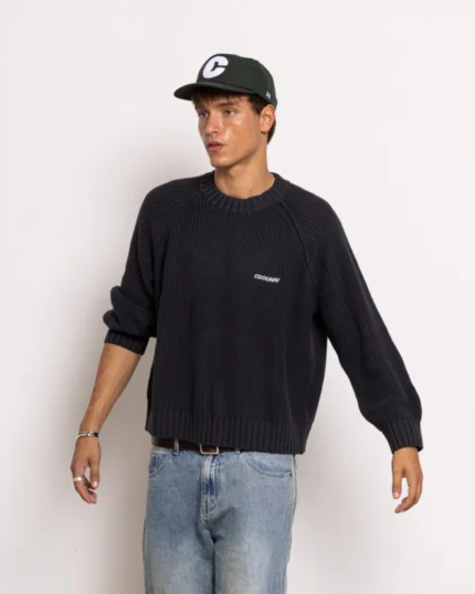 Suéter de punto negro Coolway